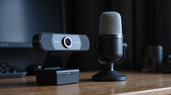 Choisir sa première webcam et microphone