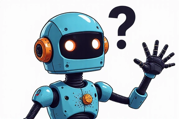 Illustration d'une page 404, un robot perdu ou un chemin brisé